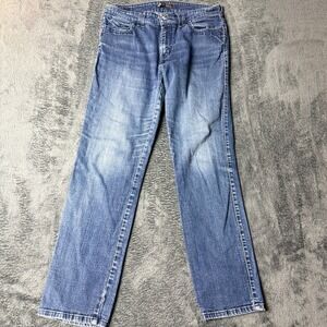 Levis Womens Jeans Blue Denim Straight Leg Comfort Fit Casual Everyday‎ Size 14